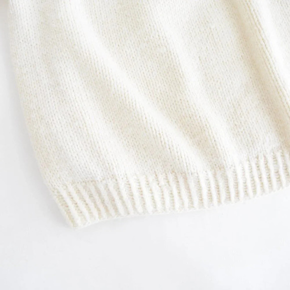 Vintage Handmade Cream Cowichan Chunky Fair Isle Icelandic Fisherman Cabincore M - Picture 7 of 12